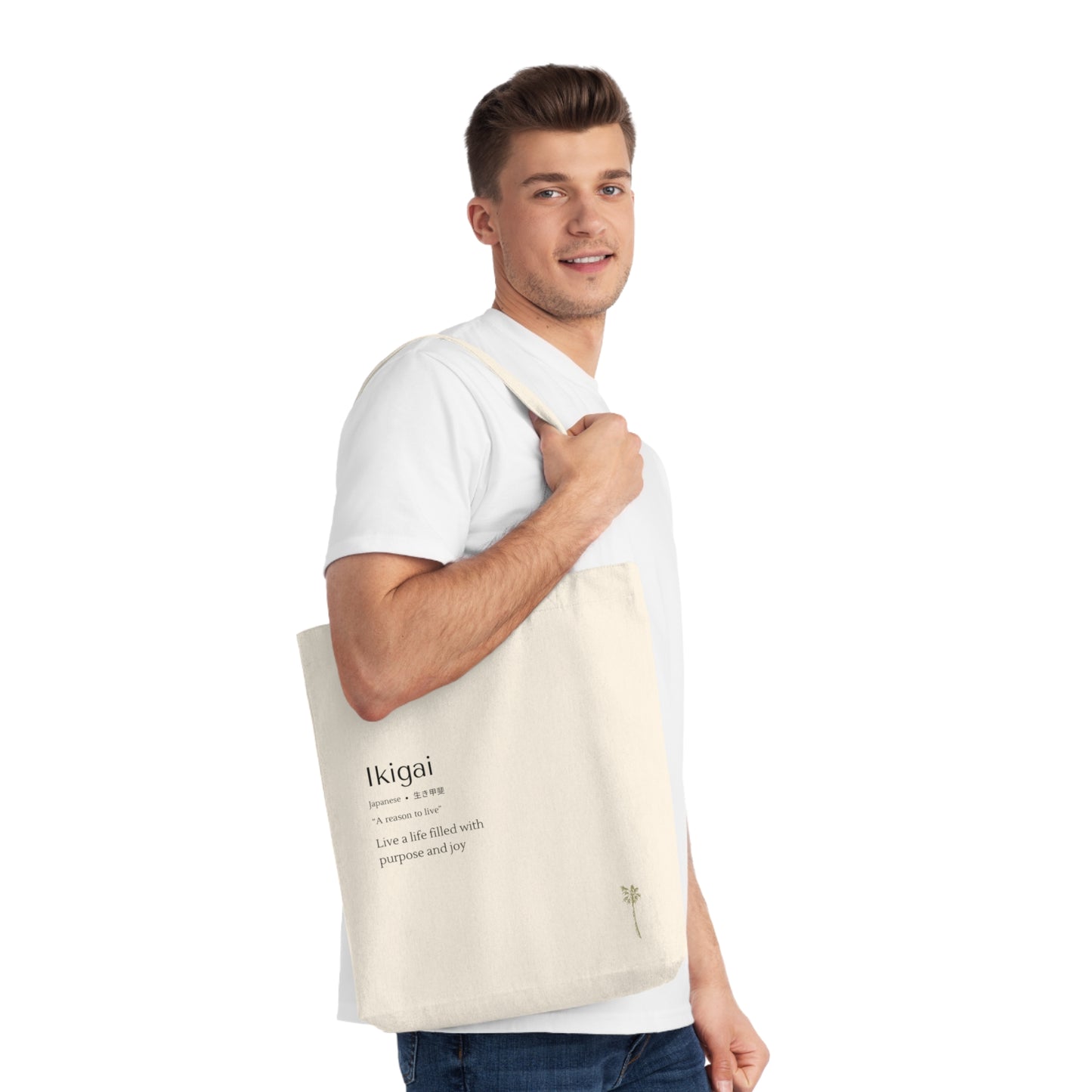Ikigai Woven Tote Bag (Eco-Friendly)