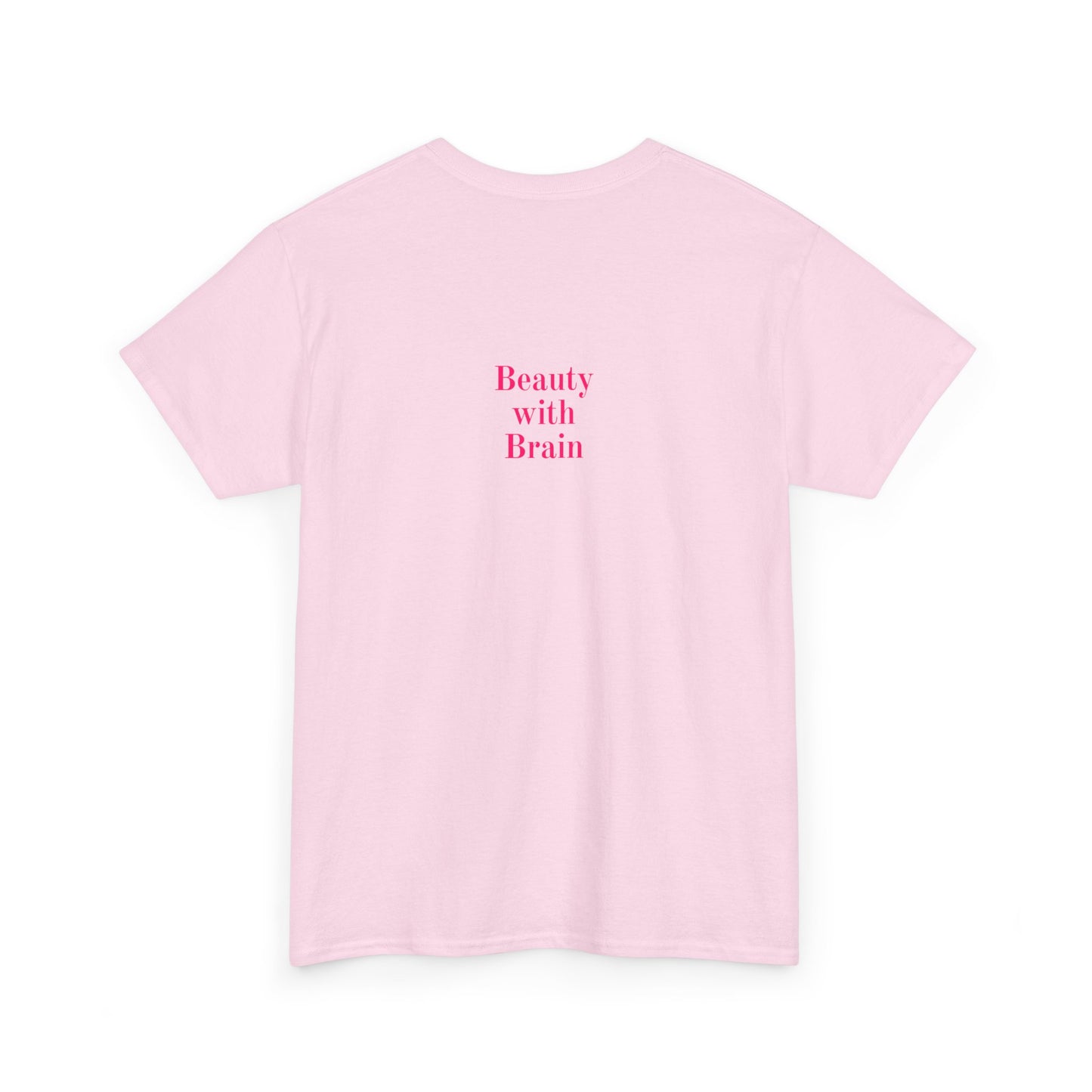 Beauty with Brain Heavy Cotton Tee