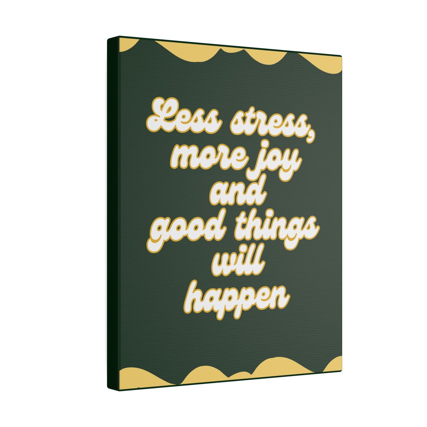 Less Stress Canvas Wall Art