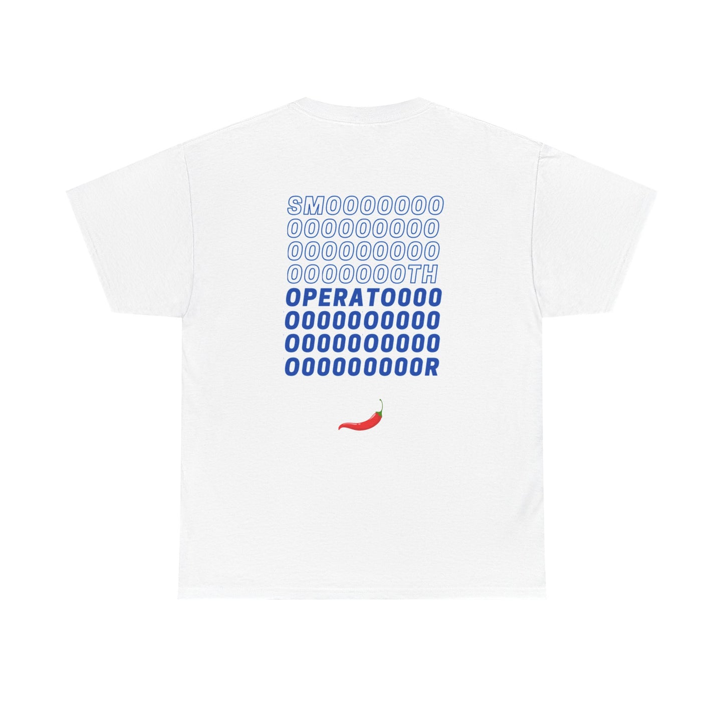 55 Smooth Operator (Chunky Blue) + Chili Heavy Cotton Tee
