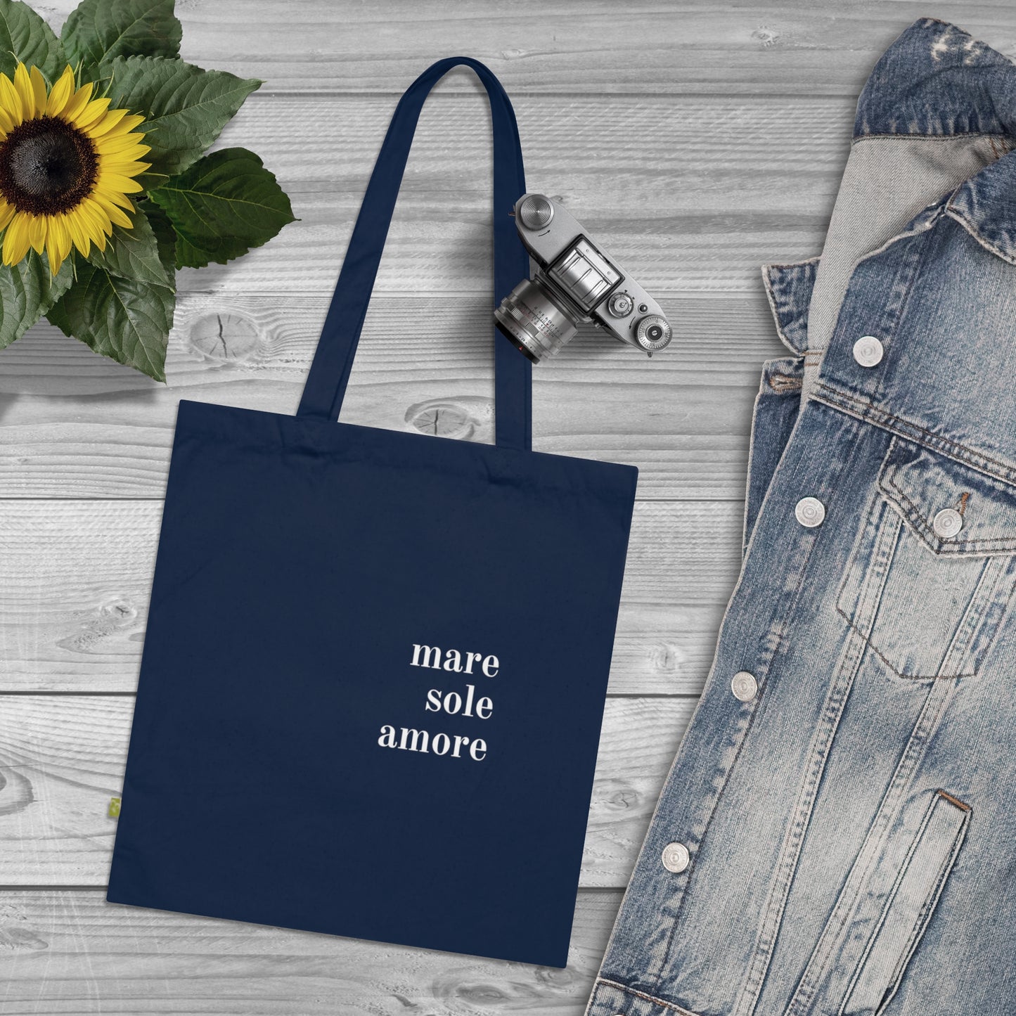 Mare Sole Amore Organic Cotton Tote Bag