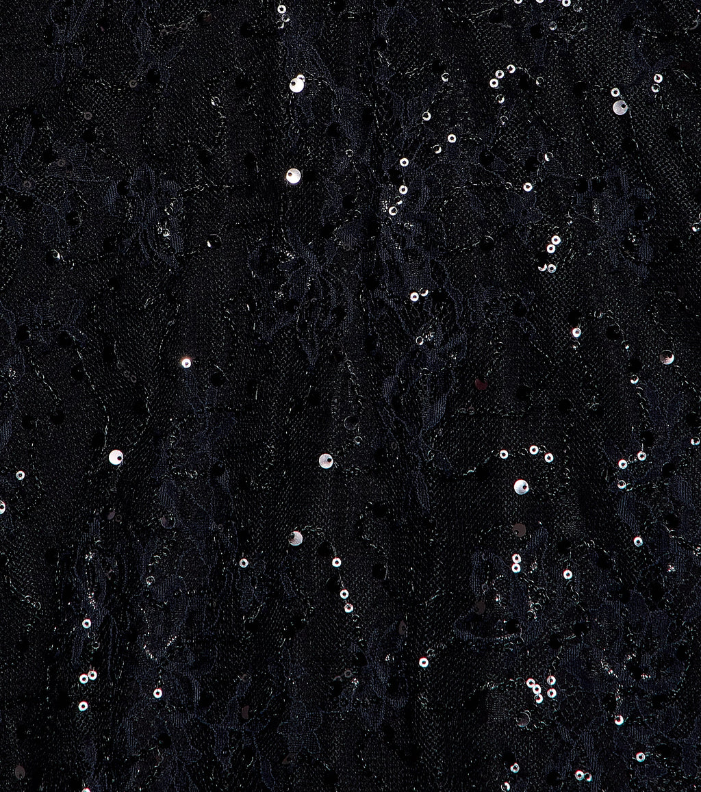 Marceline Cross Back Sequin Lace Dress