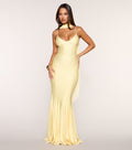 Auretta Chiffon Scarf Mermaid Formal Dress