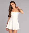 Heartbreaker Hours Cowl Neck Mini Dress