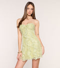 Ruffle Crush Sequin Sweetheart Mini Dress