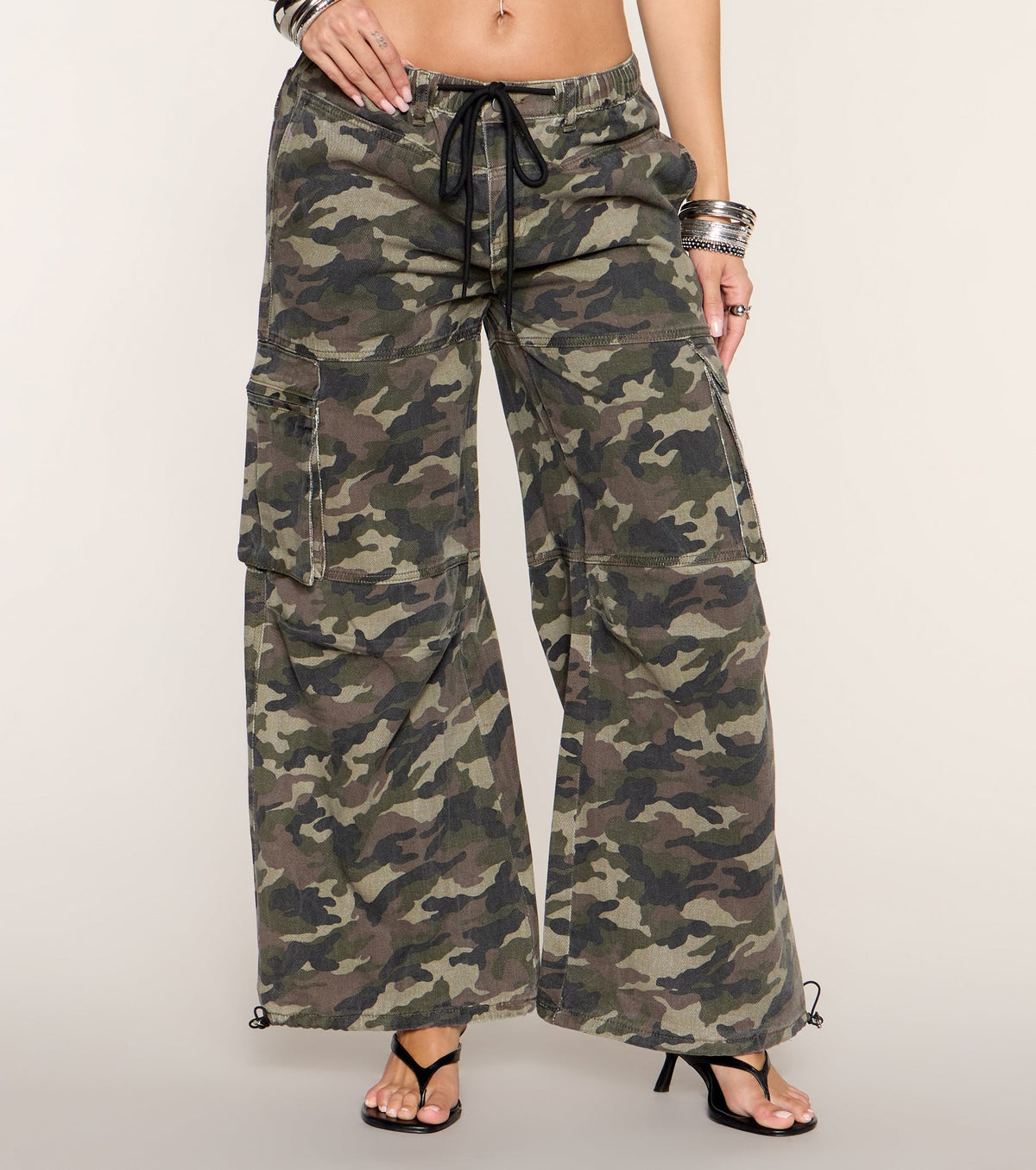 She's Bold Camo Relaxed Fit Joggers