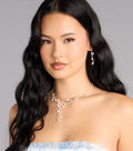 Crystal Vine Necklace And Earring Set