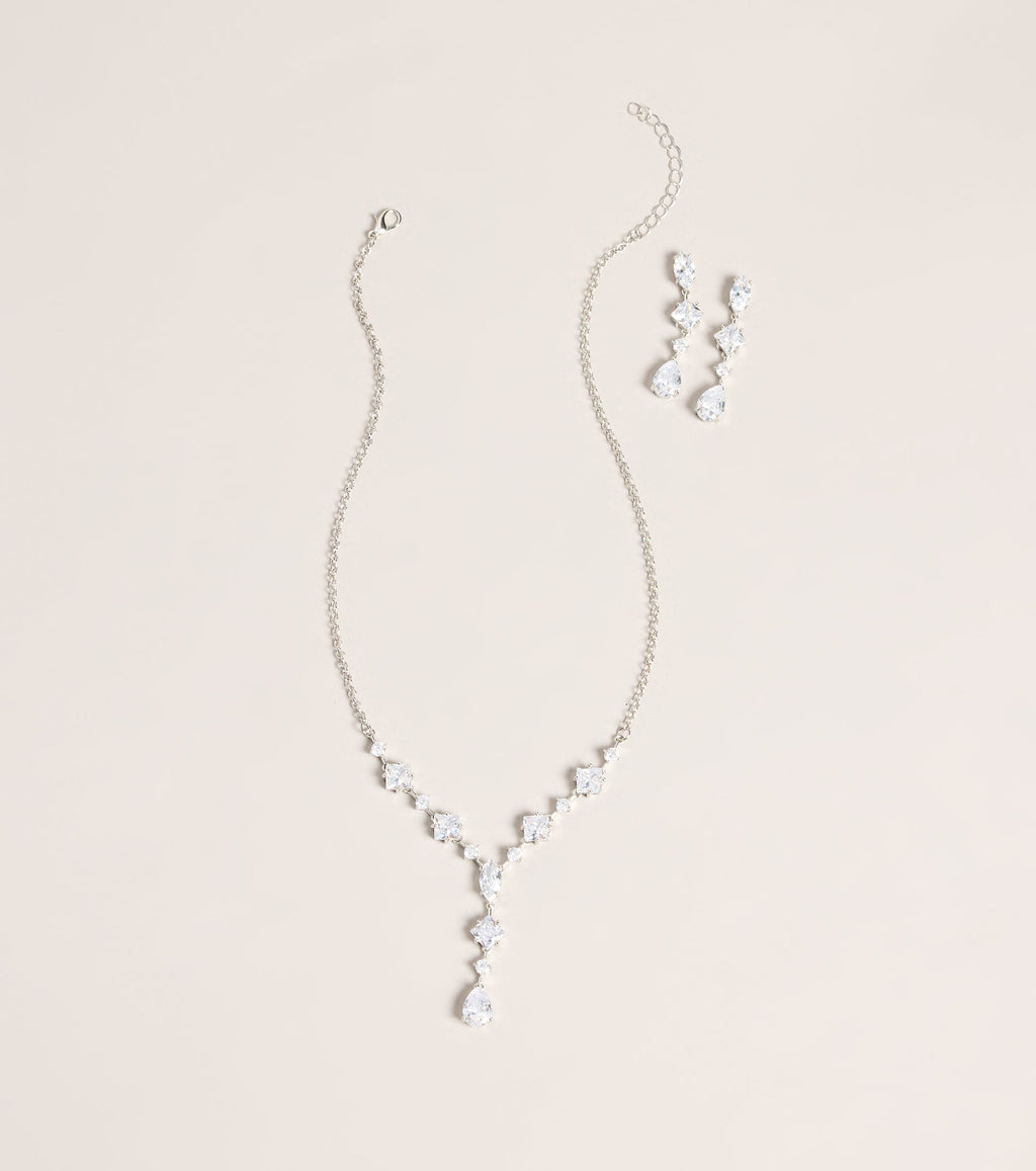 Polished Grace Rhinestone Jewelry Set