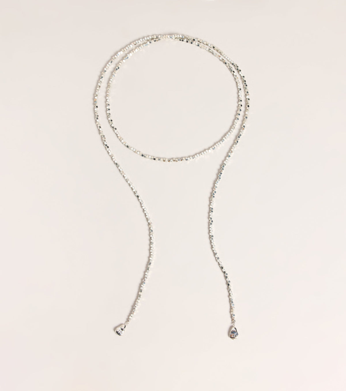 Wrap It Up Beaded Lariat Necklace