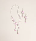 Flutter Fantasy Rhinestone Butterfly Jewelry Set