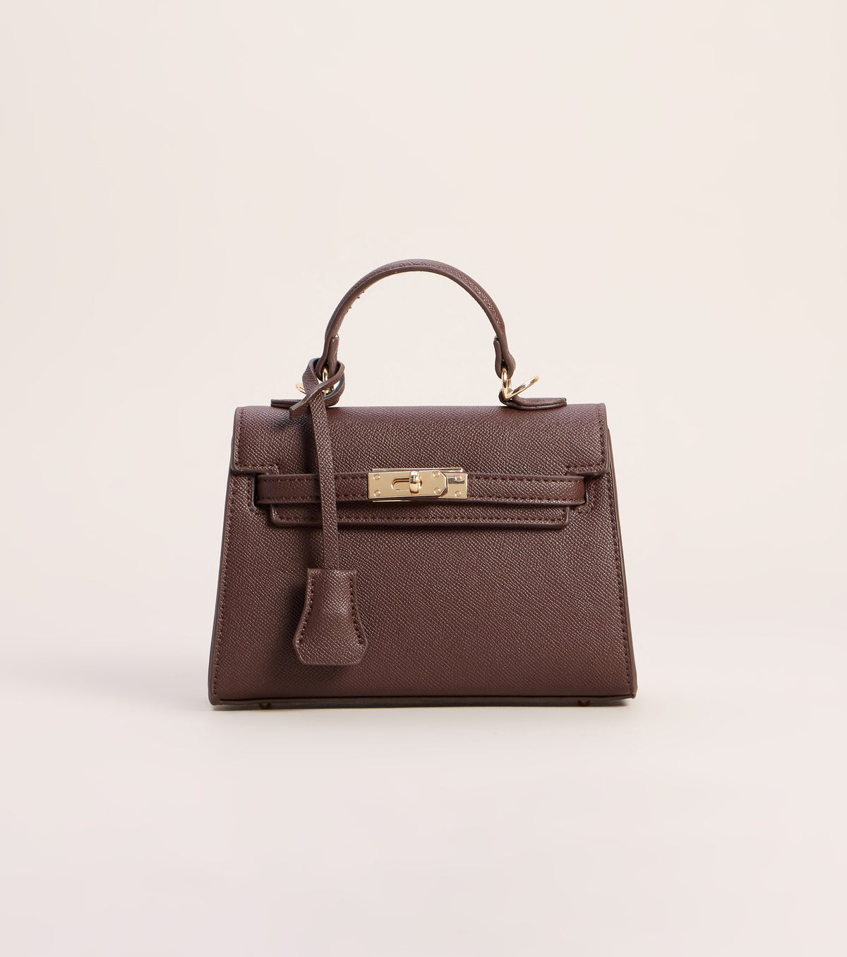 Little Luxe Twist Lock Mini Satchel Bag