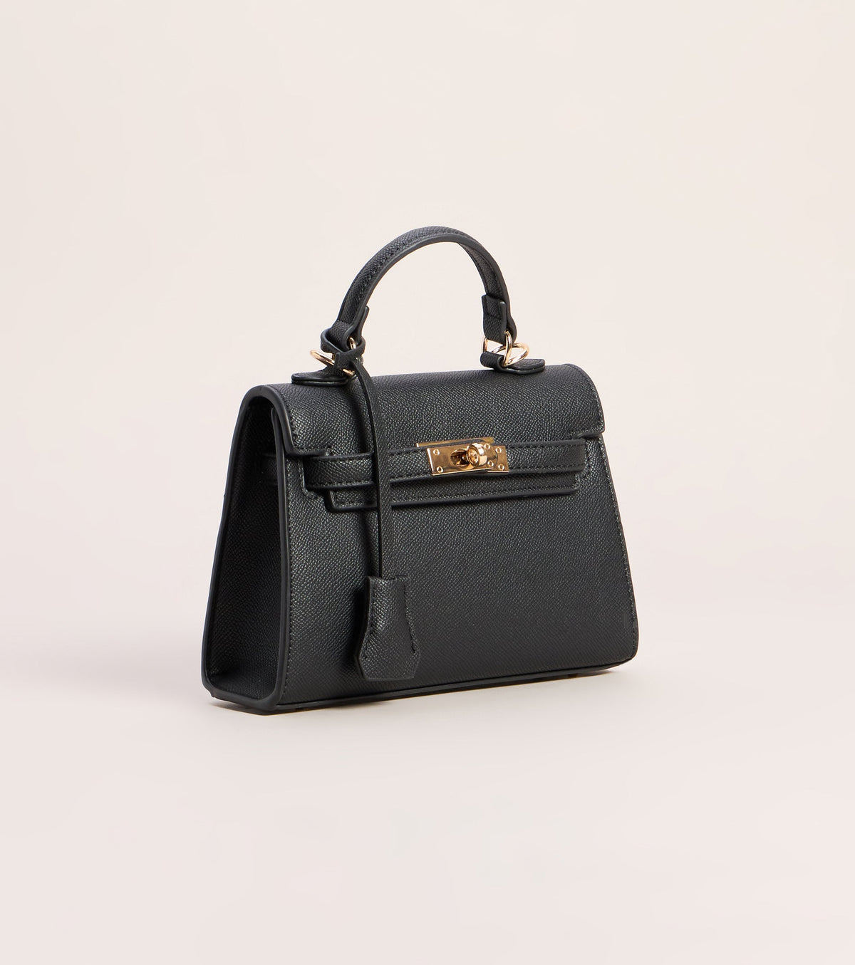 Little Luxe Twist Lock Mini Satchel Bag