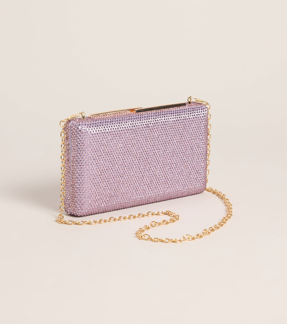 Glamorous Rhinestone Box Clutch