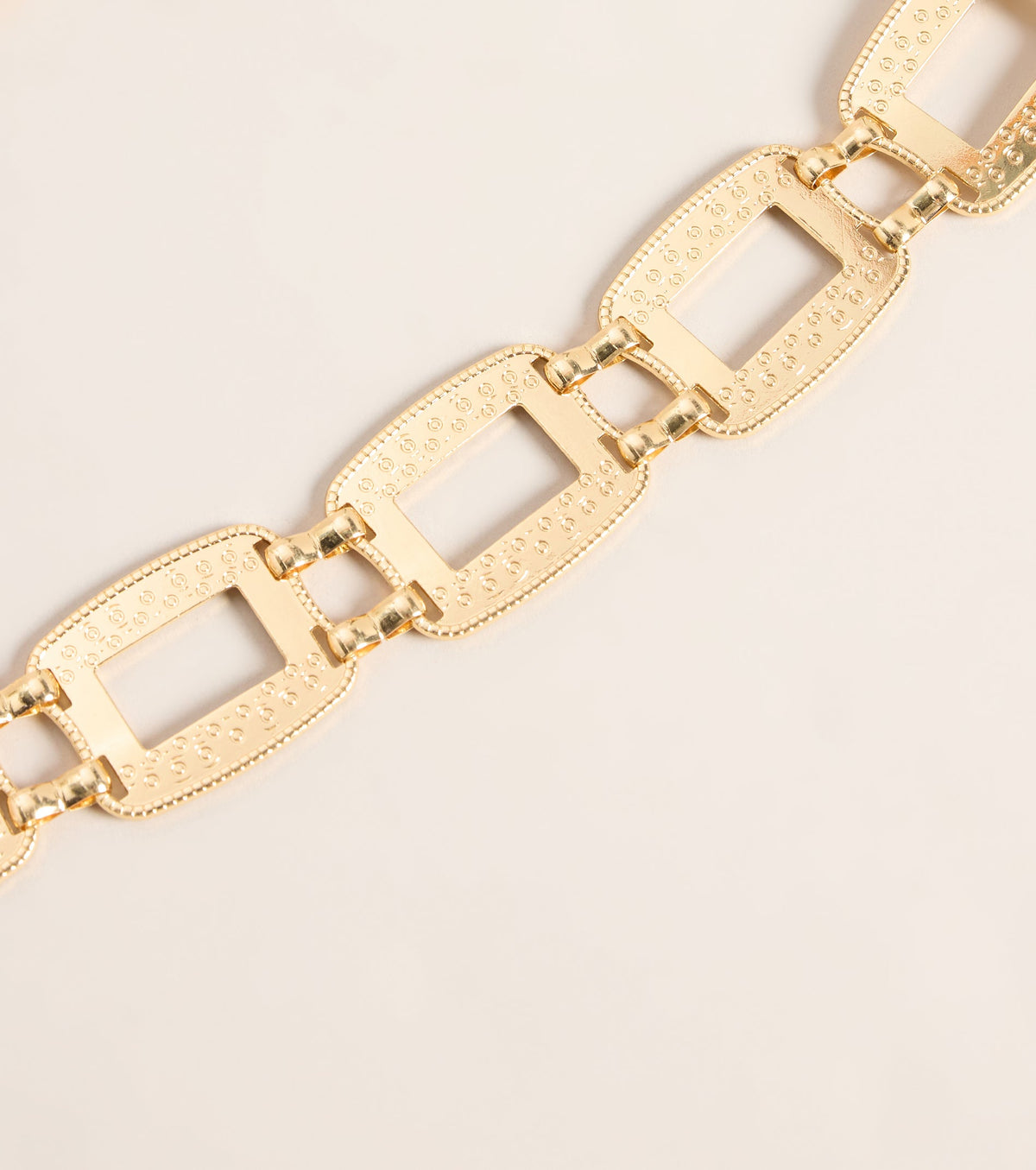 Link Up Rectangle Chain Belt