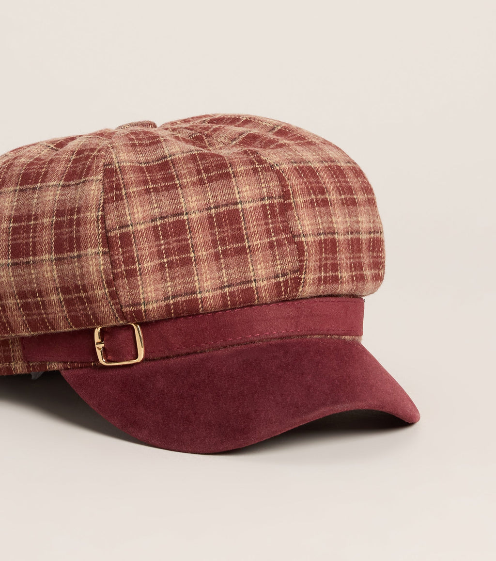 Autumn Edit Plaid Cabby Cap