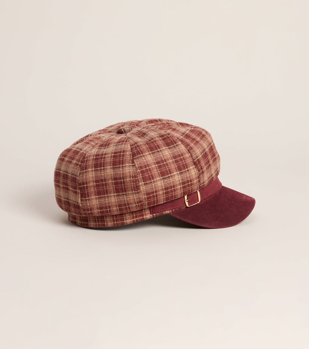 Autumn Edit Plaid Cabby Cap