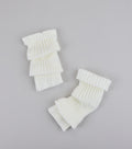 Stylish Layer Rib Knit Leg Warmers