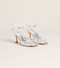 Shine Hour Metallic Strappy Stiletto Heels