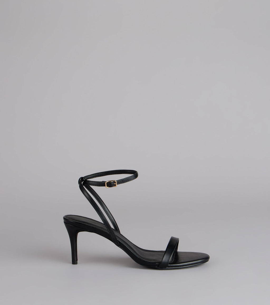 Last Minute Plans Kitten Stiletto Heels