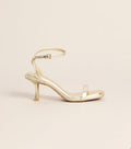 Silver Lining Strappy Kitten Heels