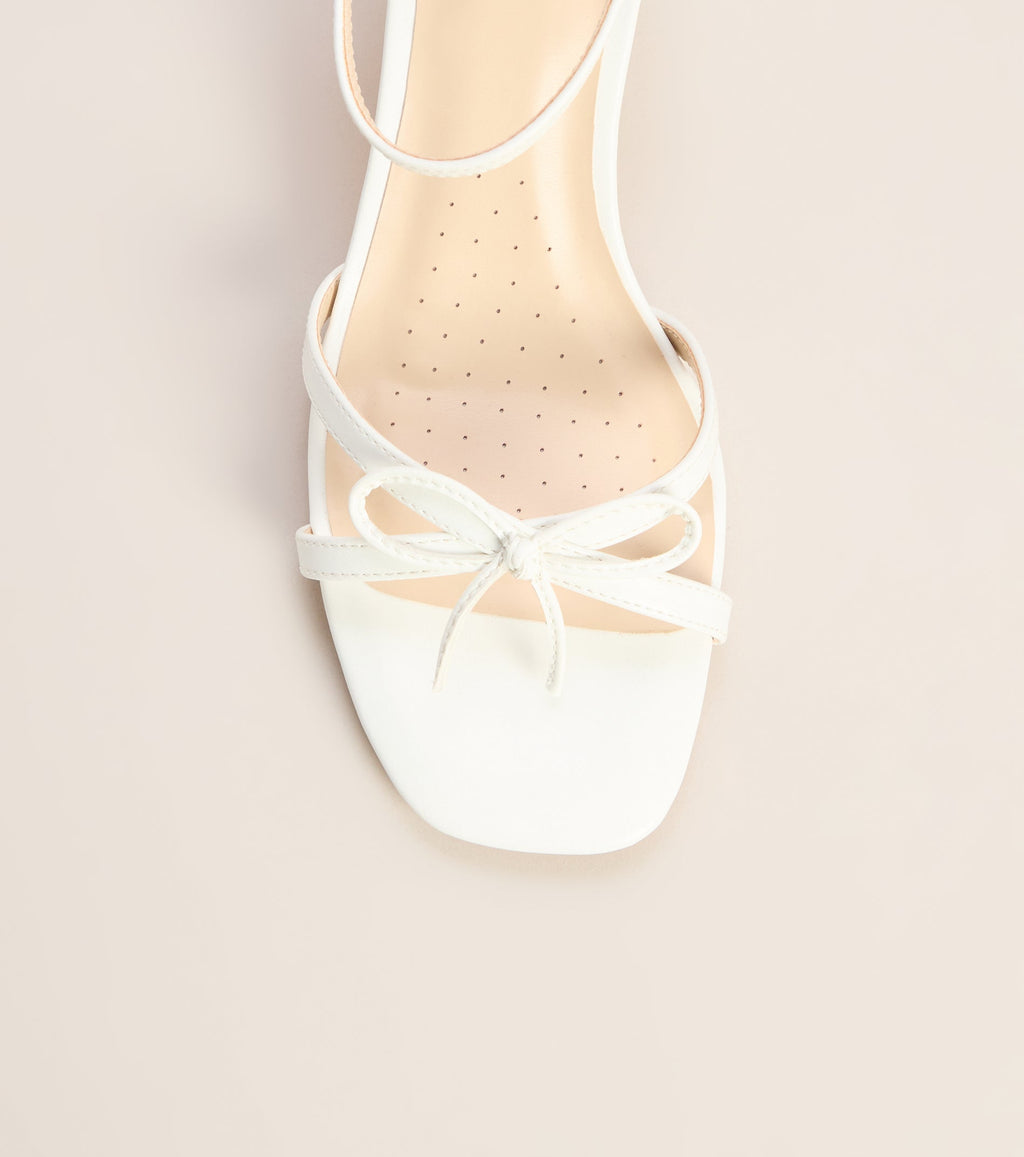 Plans Confirmed Bow Block Heels