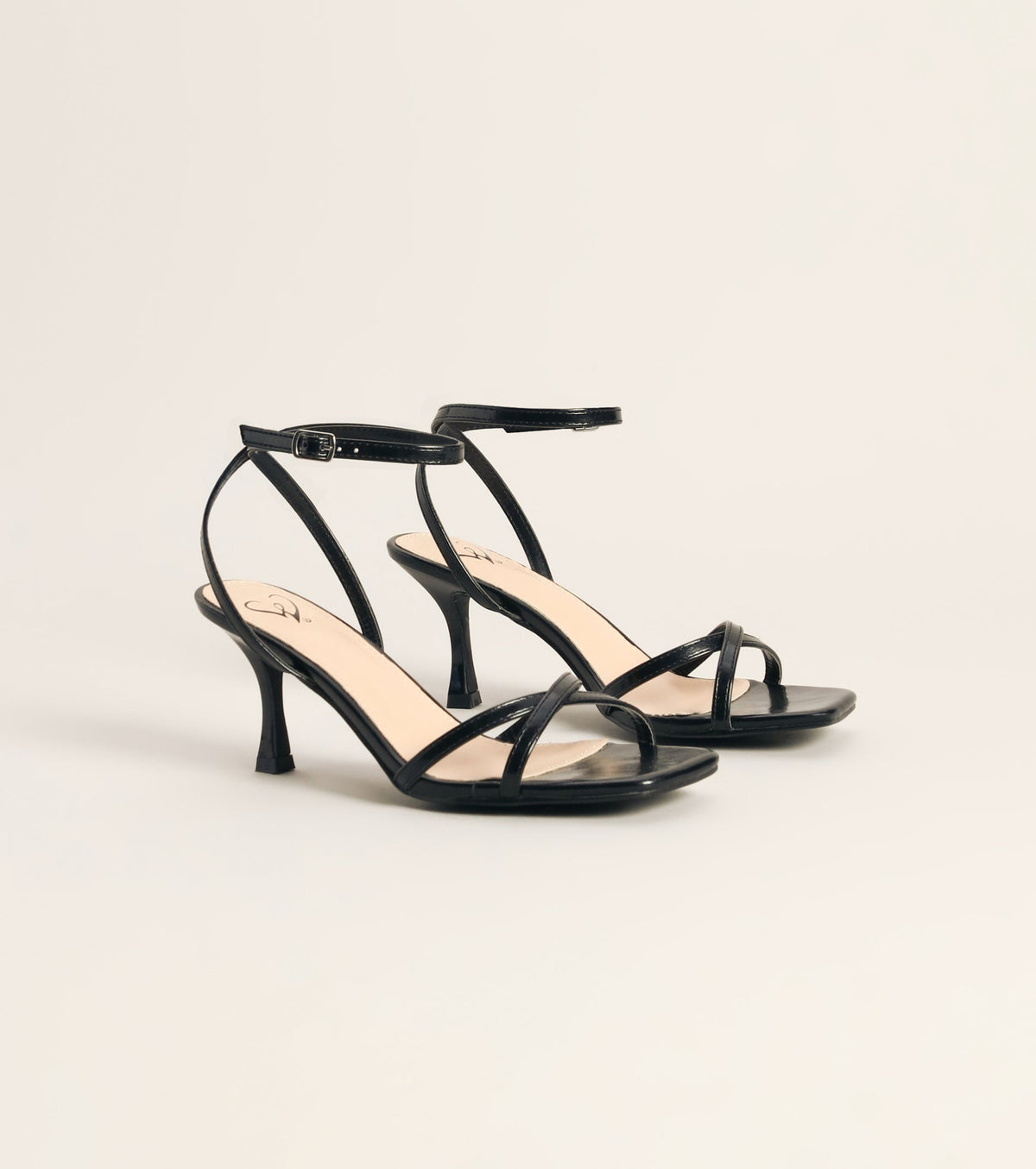 Plans Came Up Square Toe Kitten Heels