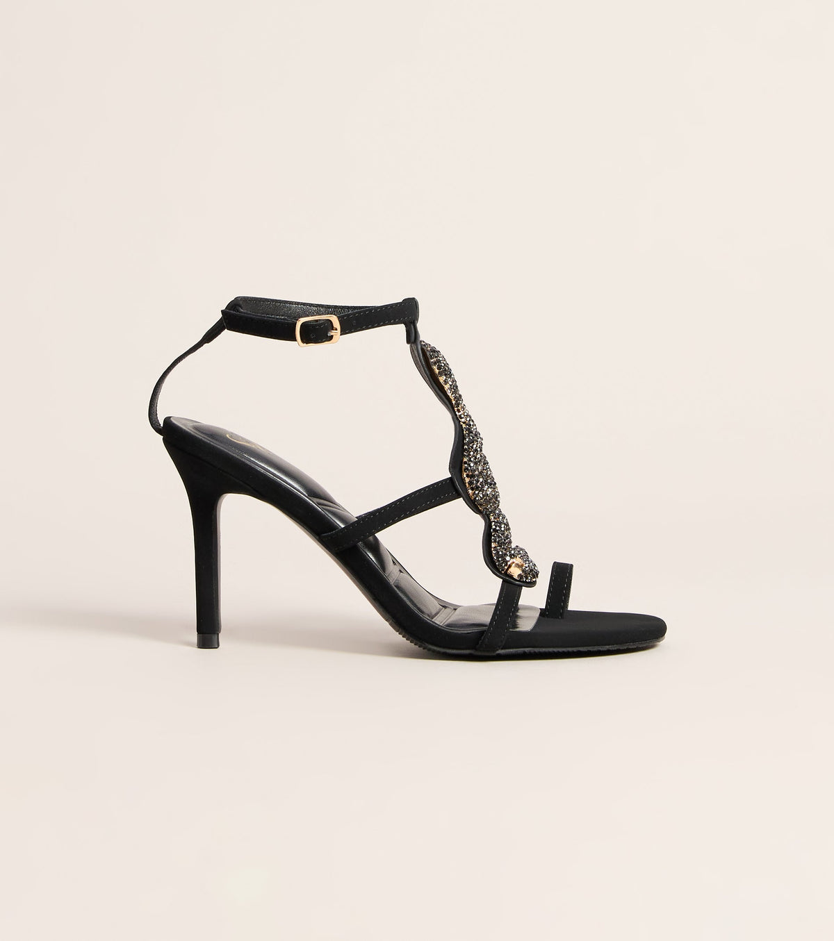 Venomous Glam Rhinestone Snake Heels