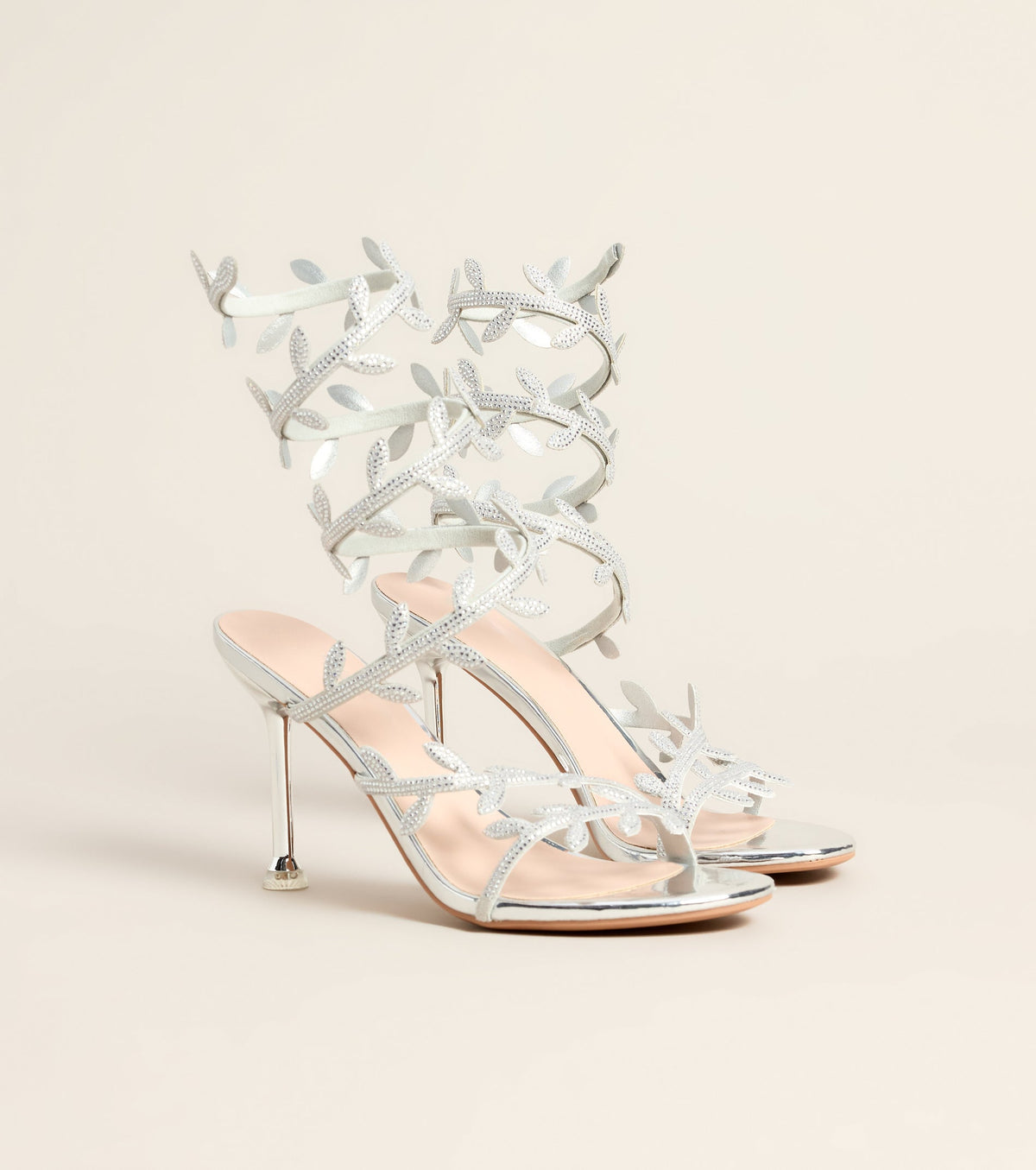 Garden After Dark Vine Spiral Stiletto Heels