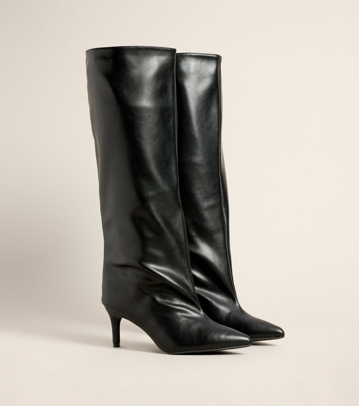 City Sleek Knee High Stiletto Boots