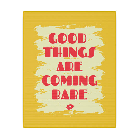 Good Things Canvas Wall Art
