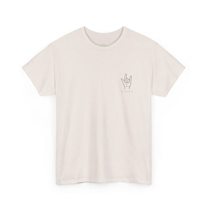 I Love You Heavy Cotton Tee