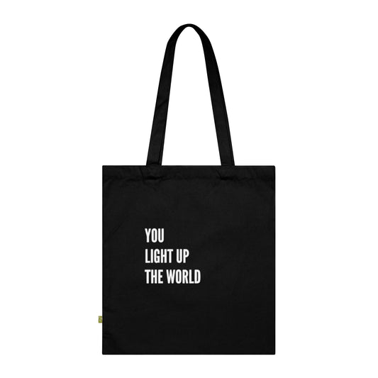 You Light Up The World Organic Cotton Tote Bag