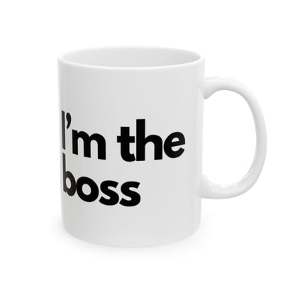 The Boss (Black) Ceramic Mug