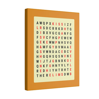 Alphabet Soup Canvas Wall Art