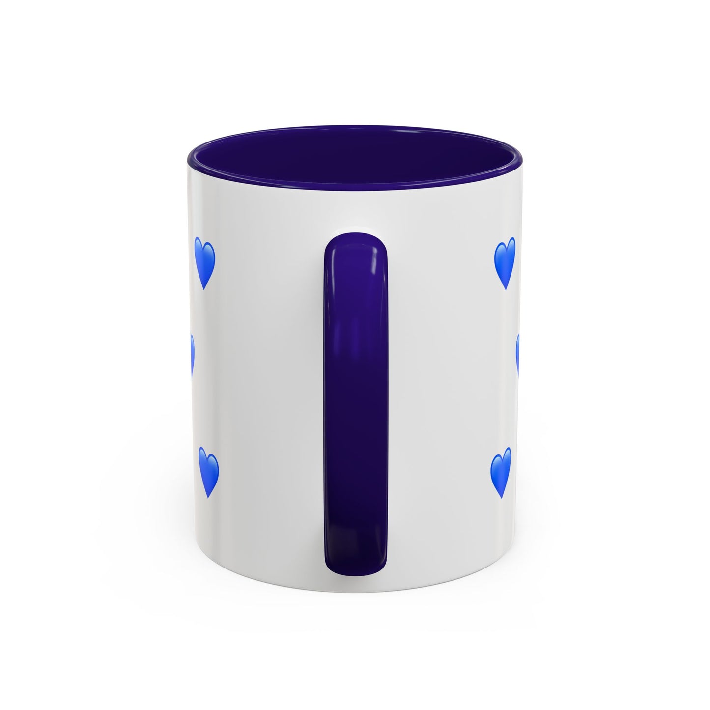 Orange + Blue Hearts Mug (11oz)