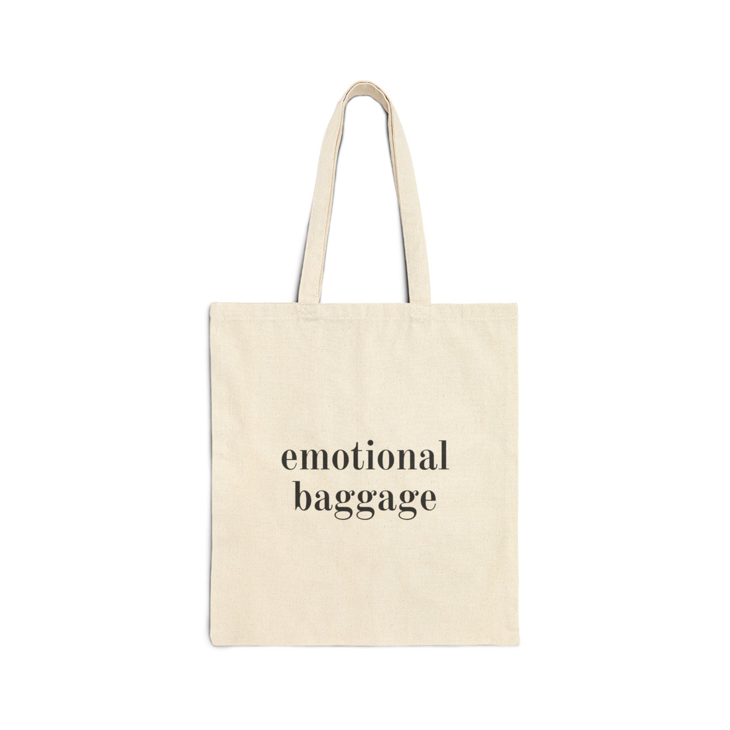 Emotional Baggage Cotton Canvas Tote Bag