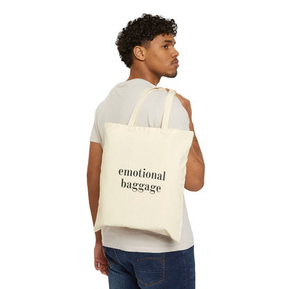 Emotional Baggage Cotton Canvas Tote Bag