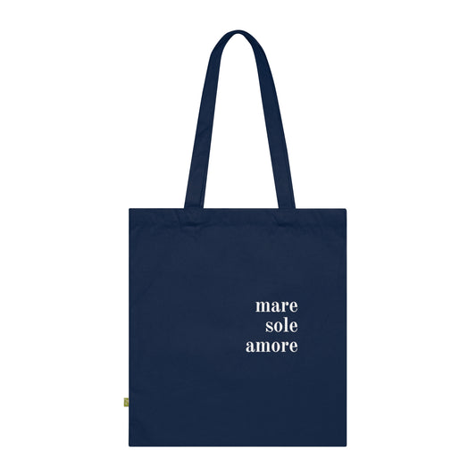 Mare Sole Amore Organic Cotton Tote Bag