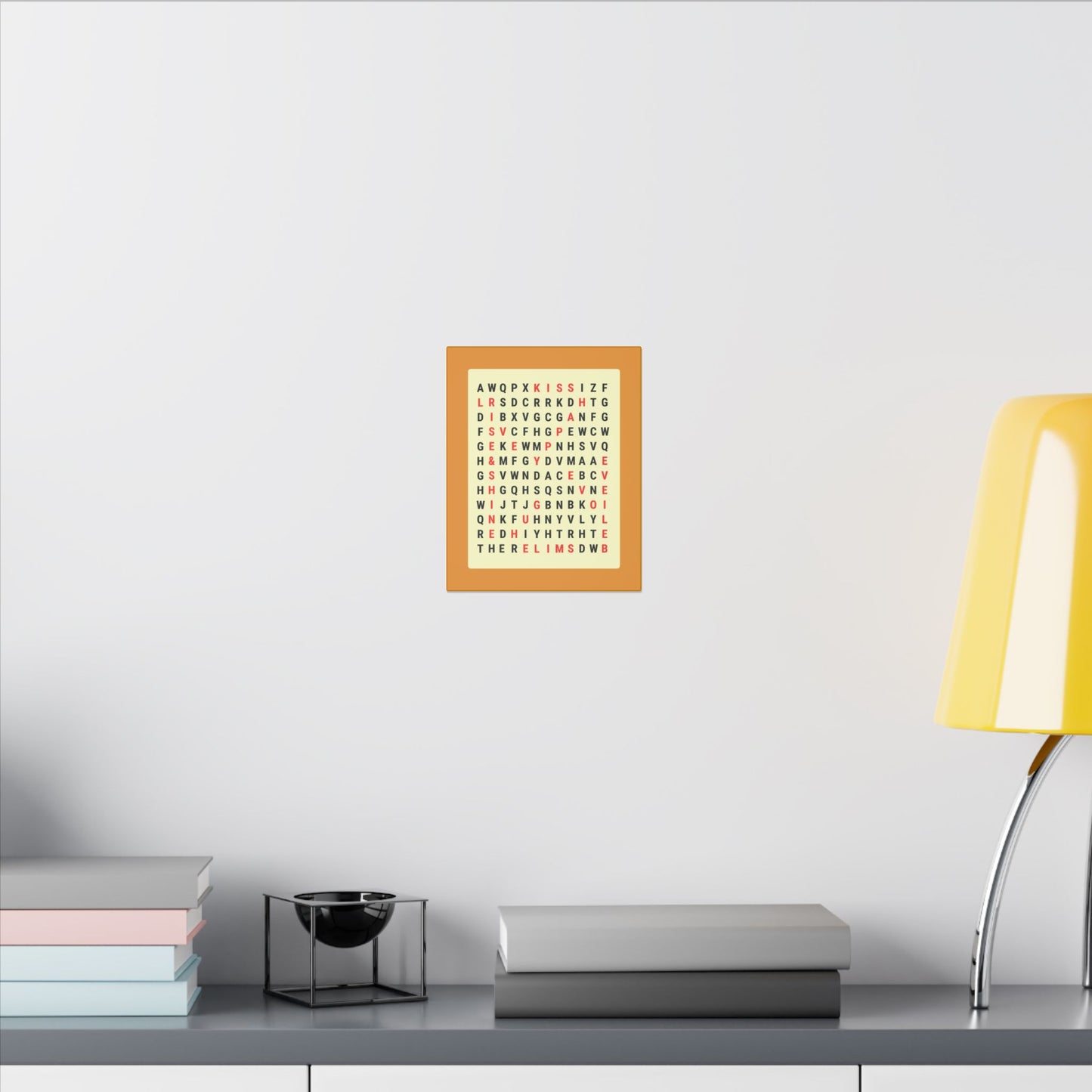 Alphabet Soup Canvas Wall Art