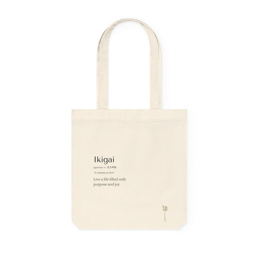 Ikigai Woven Tote Bag (Eco-Friendly)