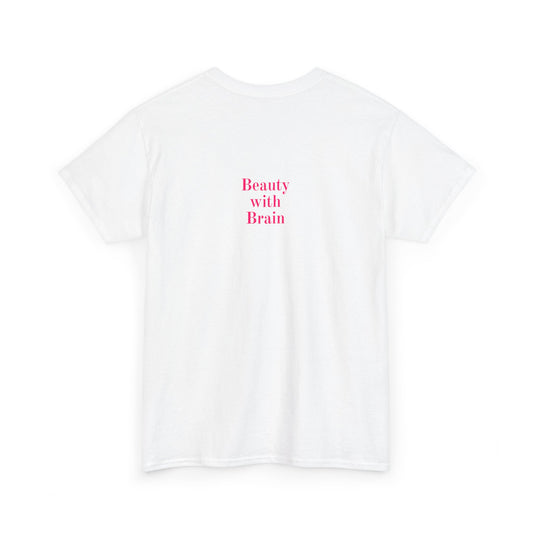 Beauty with Brain Heavy Cotton Tee