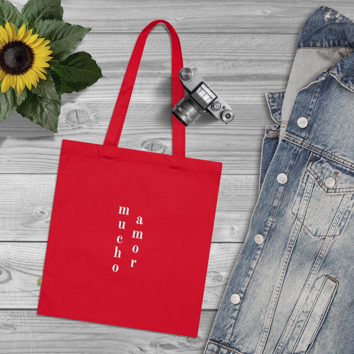 Mucho Amor Organic Cotton Tote Bag