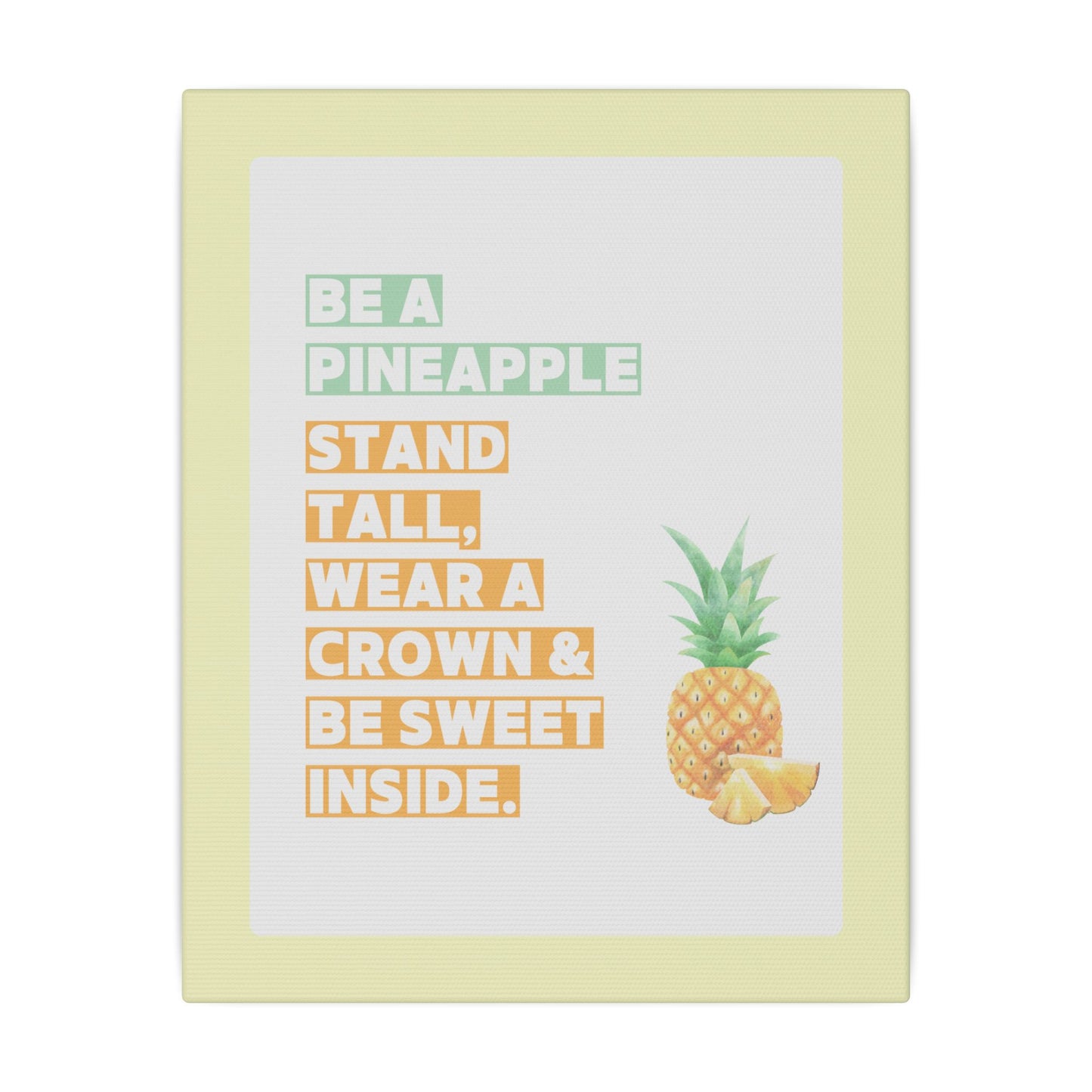 Pineapple Canvas Wall Art