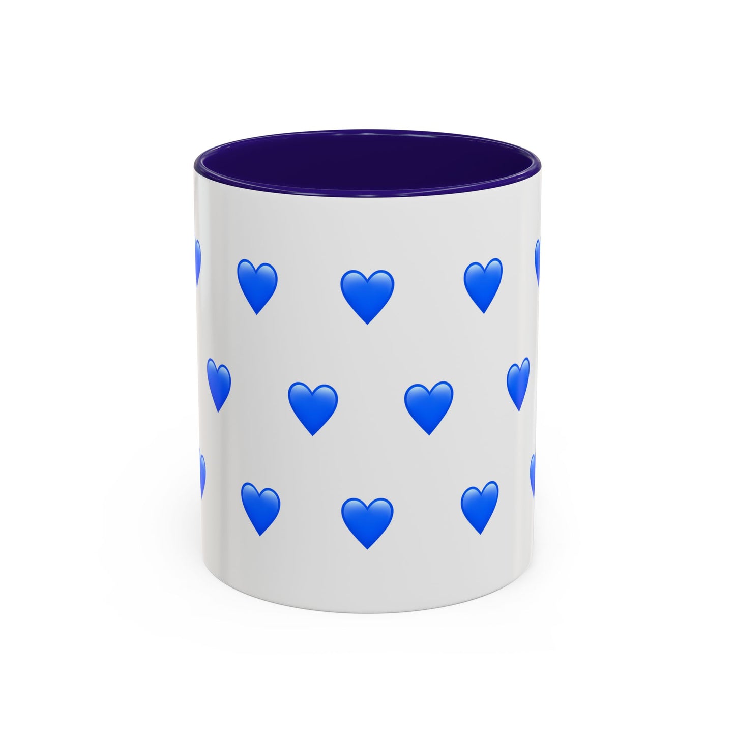 Orange + Blue Hearts Mug (11oz)