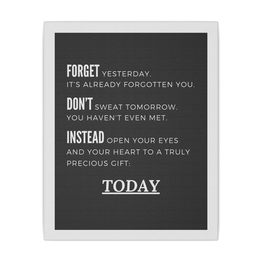 Today Canvas Wall Art