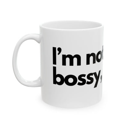 The Boss (Black) Ceramic Mug