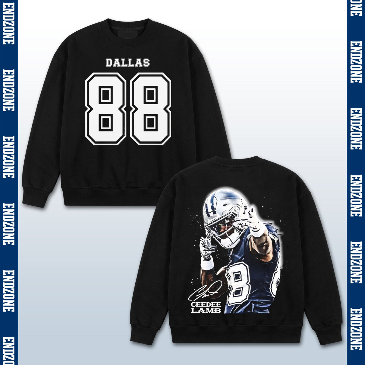 CeeDee Lamb Dallas Cowboys #88 Pointing Gesture Vintage Graphic Hoodie Sweatshirt T-Shirt, NFL Football Season Apparel, C. Lamb CD88 All-Pro Legend Retro Streetwear Tee, Dallas Football Fan Gift