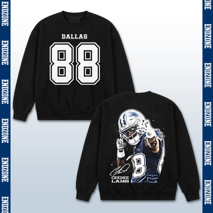 CeeDee Lamb Dallas Cowboys #88 Pointing Gesture Vintage Graphic Hoodie Sweatshirt T-Shirt, NFL Football Season Apparel, C. Lamb CD88 All-Pro Legend Retro Streetwear Tee, Dallas Football Fan Gift