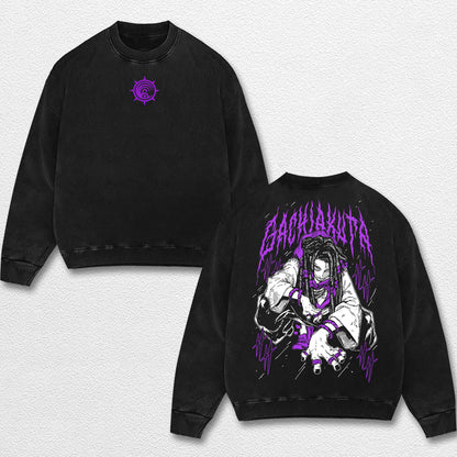 Retro Jabber Wonger - Gachiakuta Oversize Lightweight Acid Washed Hoodie Sweatshirt Tee, Anime Graphic Design Unisex Top Cotton Streetwear Shirt Clothes