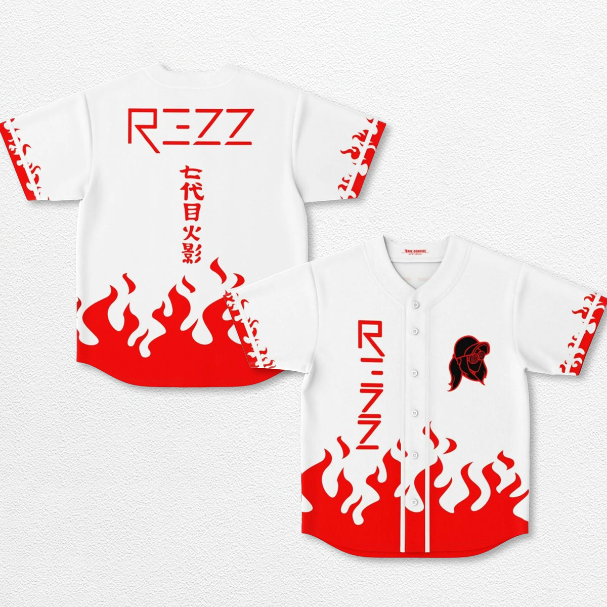 Fourth Hokage Rezz Baseball Jersey EDM Festival Family Gift, Unisex Breathable Men's Jersey, 420 Lover Graphic Shirt, Gift For Jersey Fan EDM Electronics Music